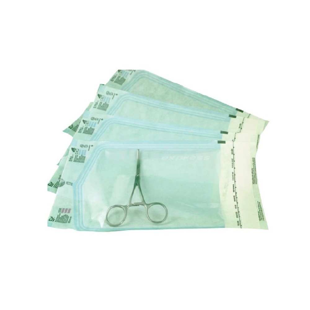 sobres autoadhesivos para esterilizacion a vapor 75x100 mm 