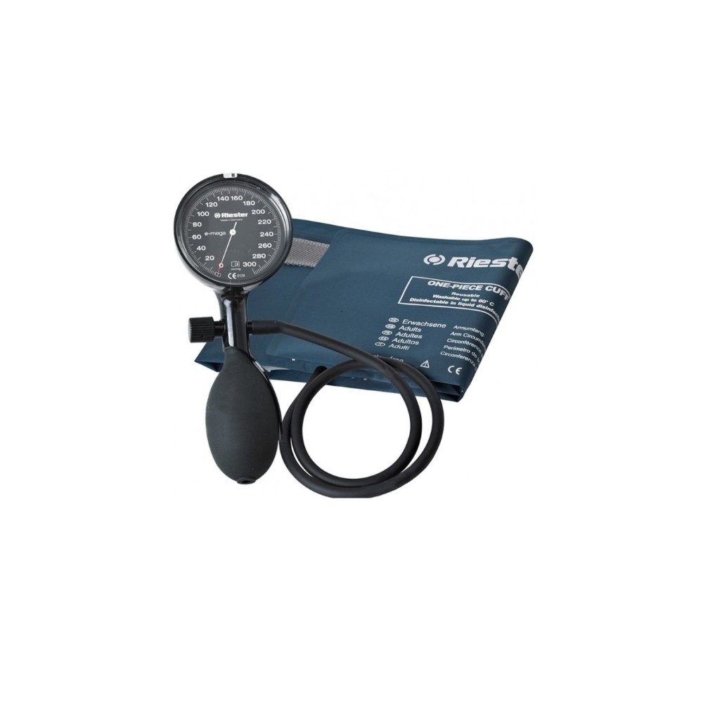 tensiometro aneroide riester emega negro adulto brazalete 