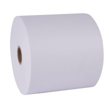 papel registro ecg blanco 57mm x 25m  unidad