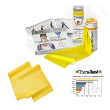 cinta elastica amarilla thera band 25m x 138cm resistencia