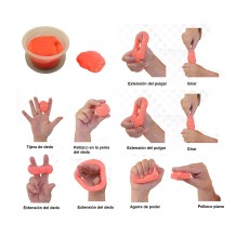 theraflex putty media  rojo 85 gr unidad