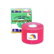 temtex kinesiology tape 5m x 5cm rosa tape neuromuscular 