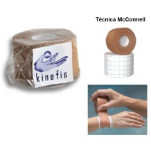 sport tape kinefis 38mm x 10m para tecnica mcconnell color 