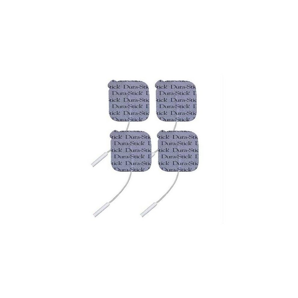 electrodos adhesivos durastick 5x5 cm para tensems paq 4 