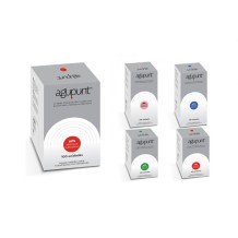 aguja puncion seca con guia 025x25mm rojo agupunt paq 10