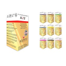 aguja puncion seca con guia 025x25mm rojo agupunt paq 10