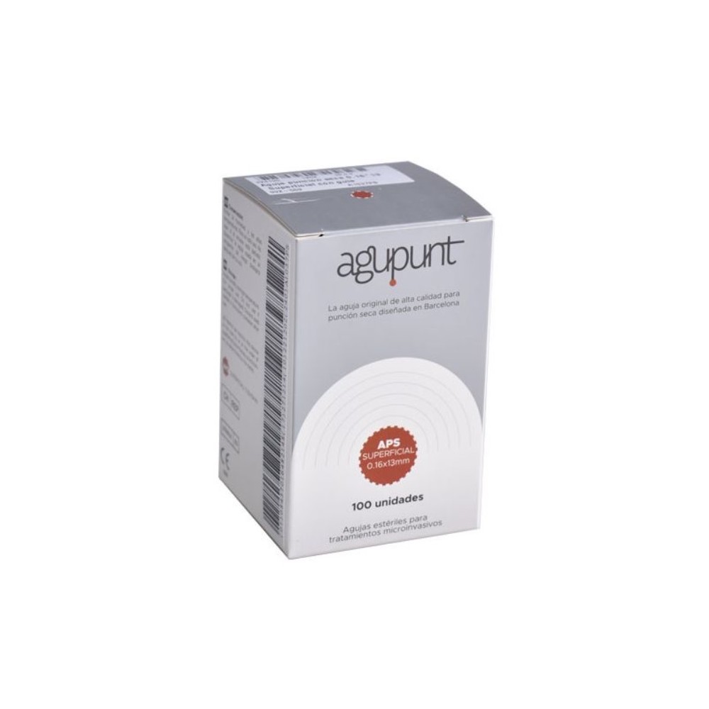 aguja puncion seca superficial 016x13mm marron agupunt pa