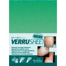 verrusheet lamina verrugas plantares 15 x 20cm unidad