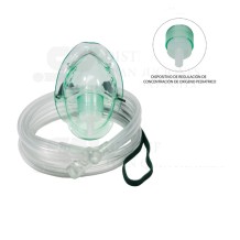 mascarilla de oxigeno simple pediatrico unidad