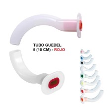 canula de guedel n 5  100 mm rojo