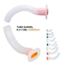 canula de guedel n 6  110 mm naranja unidad