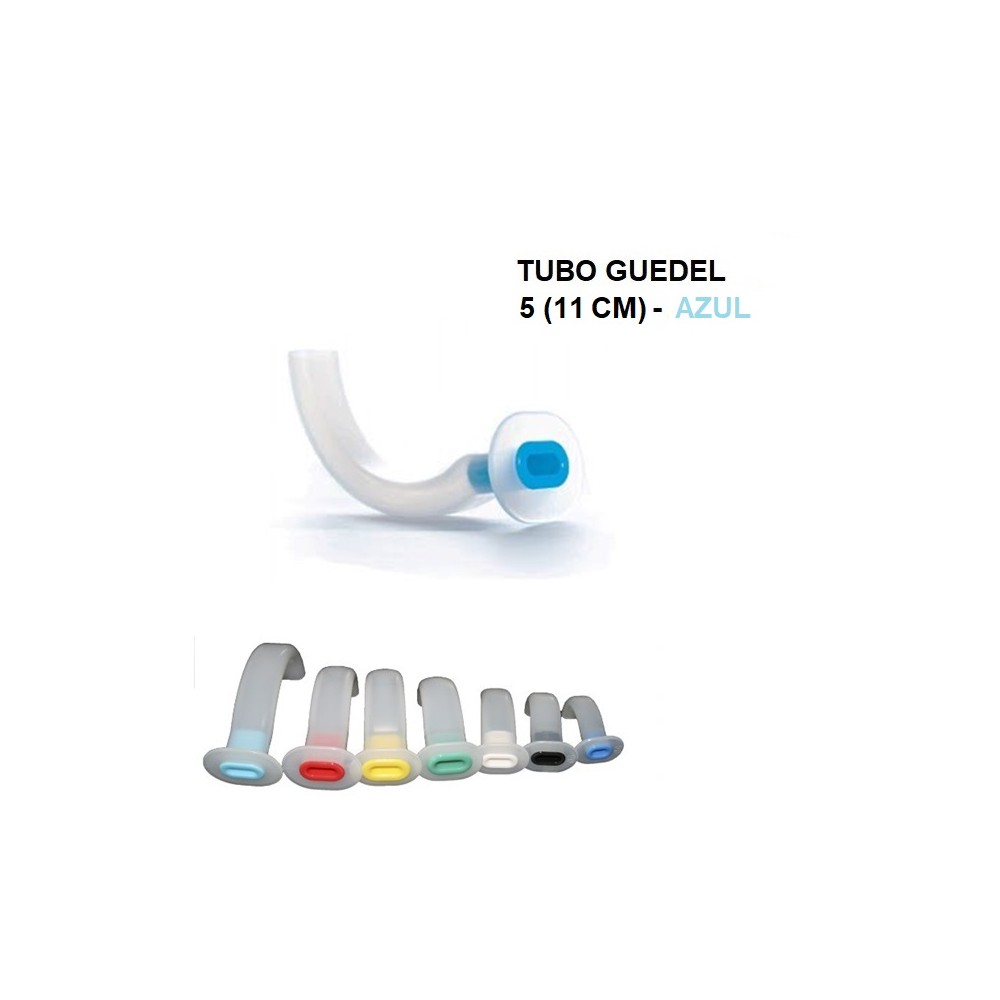 canula de guedel n 5  110 mm azul claro unidix unidad