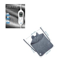 manta termica electrica 60 x 90 cm gris extragrande gris c