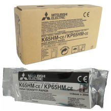 papel registro rollo 110x21x12 eplast para ecografo mitsubi