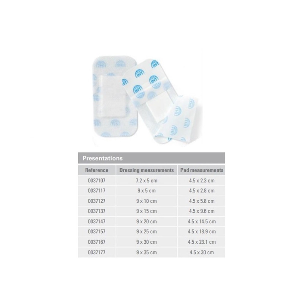 aposito tnt adhesivo esteril 9cmx20cm oper dres paq 40 uds