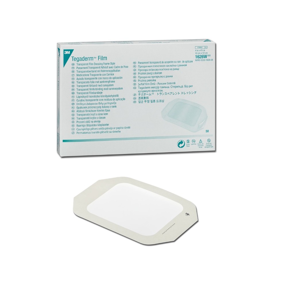 aposito tegaderm film 10x12cm 3m esteril paq 50 uds