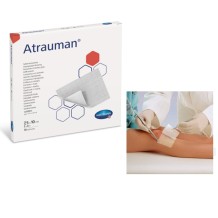 aposito impregnado para heridas atrauman 75cm x 10cm sobre