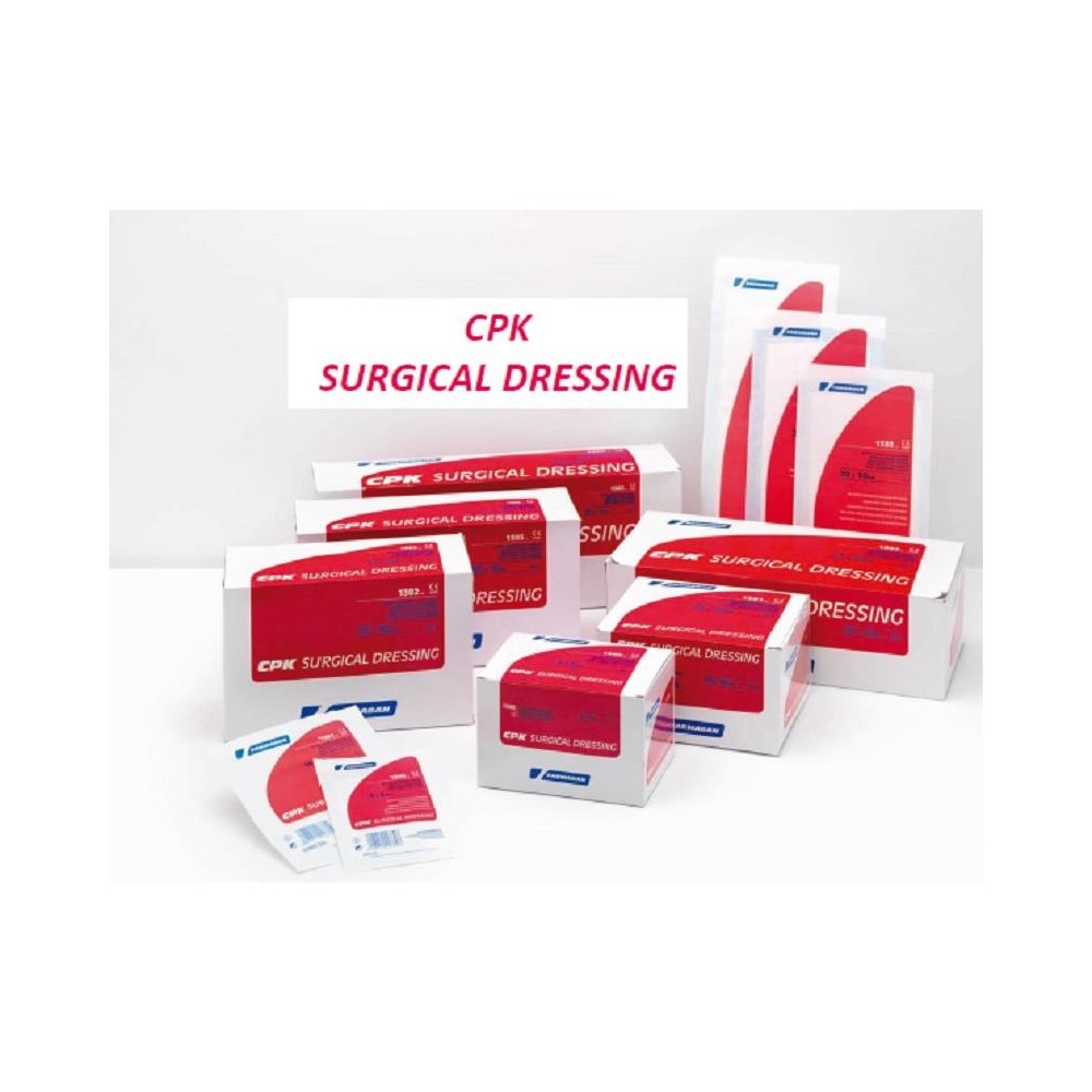 aposito adhesivo esteril 6cm x 8cm cpk paq 50 uds