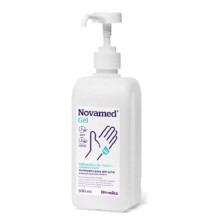 gel hidroalcoholico desinfectante de manos novamed con dosif