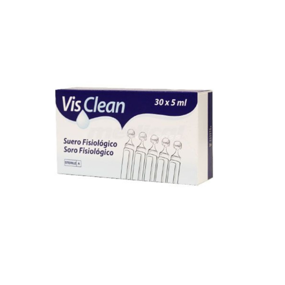suero fisiologico esteril monodosis 5 ml visclean vaza paq