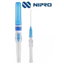 cateter iv periferico recto 22g 1 085mmx25mm azul nipro p