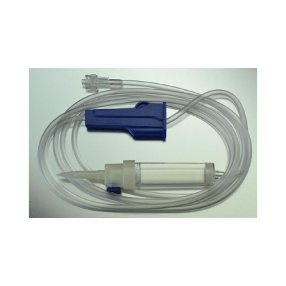 equipo de infusion de suero por gravedad cpk 20 gotas  luer 