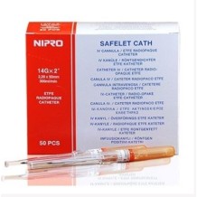 cateter iv periferico recto 14g 2 2mmx50mm naranja nipro p