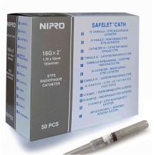 cateter iv periferico recto 16g 2 17mmx50mm gris nipro pa