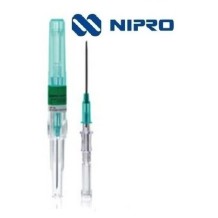 cateter iv periferico recto 18g 1 14 12mmx32mm verde nipr