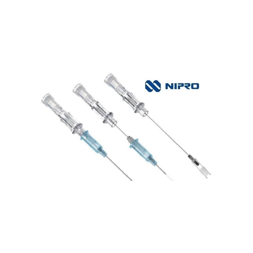 cateter iv de seguridad recto 22g 1 06mmx025mm azul safet