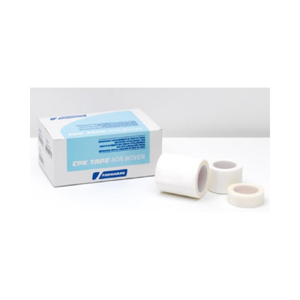 esparadrapo papel 125 cm x 91m blanco sin latex cpk farmab