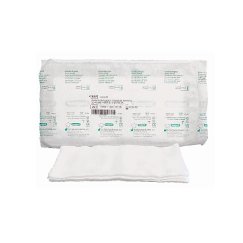 gasa compresa esteril 45 x 45 cm 17 hilos 4 capas sin contra