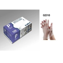 guantes vinilo transparentes sin polvo talla s santex  paq