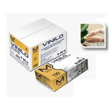 guantes vinilo transparentes sin polvo talla m santex paq 