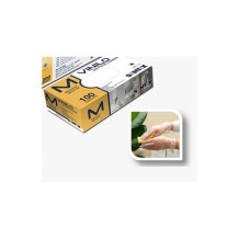 guantes vinilo transparentes sin polvo talla m santex paq 