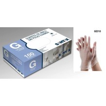 guantes vinilo transparentes sin polvo talla l santex  paq