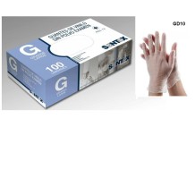 guantes vinilo transparentes sin polvo talla l santex  paq