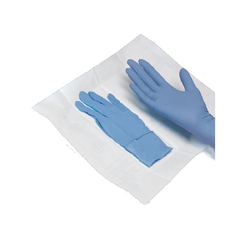 guantes nitrilo azul esteriles examen talla l naturflex paq