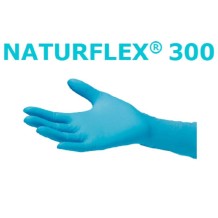 guantes nitrilo azul sin polvo talla l naturflex 300 extrala