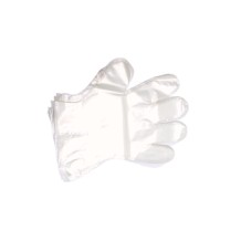 guantes de plastico desechables talla unica paq 100 uds