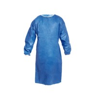 bata quirurgica esteril talla l manga larga tejido sms color