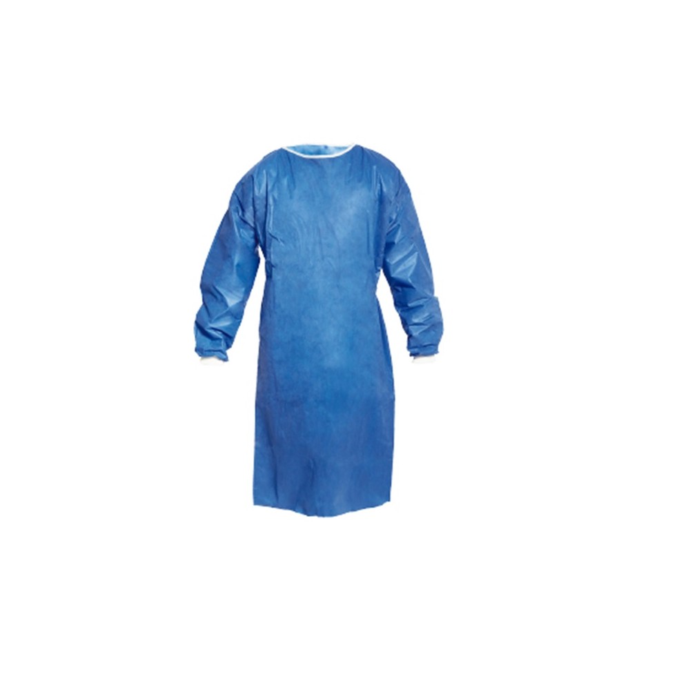 bata quirurgica esteril talla l manga larga tejido sms color