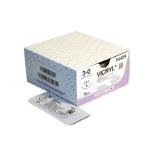 sutura absorcion media trenzada 30 triangular 38 24mm 70cm