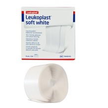 rollo tira adhesiva recortable tnt blanco 5m x 6cm leukoplas