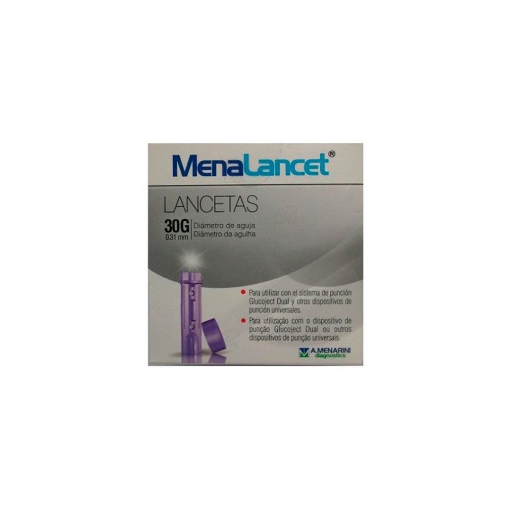 menalancet pro lancetas uso profesional bioseguridad 23g pa