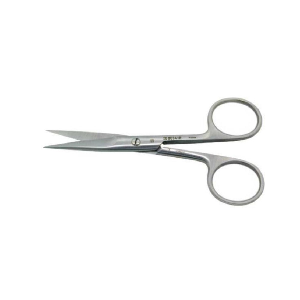 tijera recta punta aguda 145 mm aesculap unidad