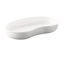 bandejabatea rinonera de plastico blanco 26x137x4 cm unid