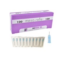 aguja hipodermica estetica mesoterapia 31g 026mmx12mm paq