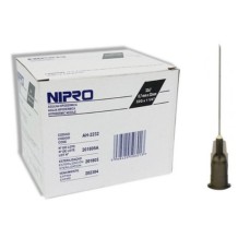 aguja hipodermica 22g 1 14 07mmx30mm negra nipro paq 10