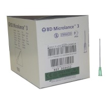 aguja hipodermica 21g 112 08mmx40mm verde bd microlance 